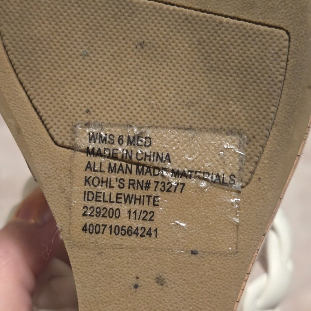 LC Lauren Conrad Idelle 2 Women's Wedge Sandal Size 6 - Picture 11 of 12